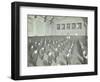 Boys Lined Up in the Assembly Hall, Beaufoy Institute, London, 1911-null-Framed Photographic Print