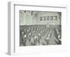 Boys Lined Up in the Assembly Hall, Beaufoy Institute, London, 1911-null-Framed Photographic Print