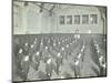 Boys Lined Up in the Assembly Hall, Beaufoy Institute, London, 1911-null-Mounted Photographic Print