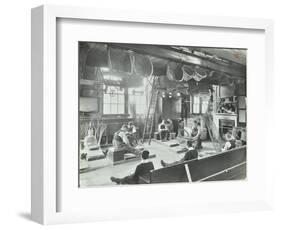 Boys Making Baskets at Linden Lodge Residential School, London, 1908-null-Framed Photographic Print