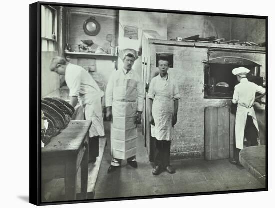 Boys Making Bread at Upton House Truant School, Hackney, London, 1908-null-Framed Stretched Canvas