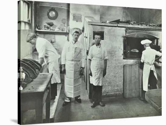 Boys Making Bread at Upton House Truant School, Hackney, London, 1908-null-Stretched Canvas