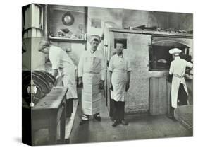 Boys Making Bread at Upton House Truant School, Hackney, London, 1908-null-Stretched Canvas