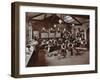 Boys Making Shoes at the Anerley Residential School for Elder Deaf Boys, Penge, 1908-null-Framed Photographic Print