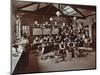 Boys Making Shoes at the Anerley Residential School for Elder Deaf Boys, Penge, 1908-null-Mounted Photographic Print