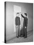 Boys Measuring Each Other-Philip Gendreau-Stretched Canvas