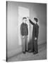 Boys Measuring Each Other-Philip Gendreau-Stretched Canvas