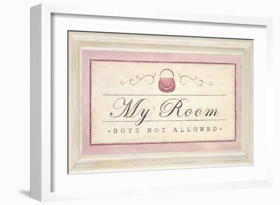 Boys Not Allowed-Angela Staehling-Framed Art Print