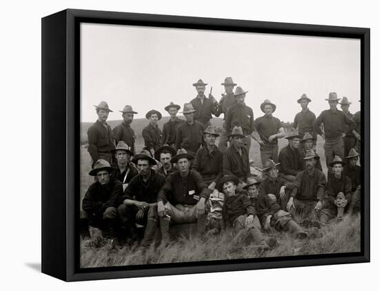 Boys of the 71st N.Y. at Montauk Point after Return from Cuba-null-Framed Stretched Canvas