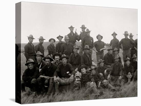 Boys of the 71st N.Y. at Montauk Point after Return from Cuba-null-Stretched Canvas