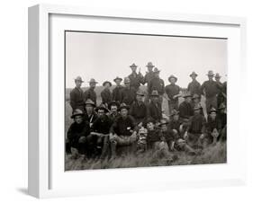 Boys of the 71st N.Y. at Montauk Point after Return from Cuba-null-Framed Photo