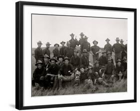 Boys of the 71st N.Y. at Montauk Point after Return from Cuba-null-Framed Photo