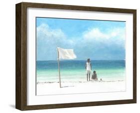 Boys on Beach, Kenya-Lincoln Seligman-Framed Giclee Print