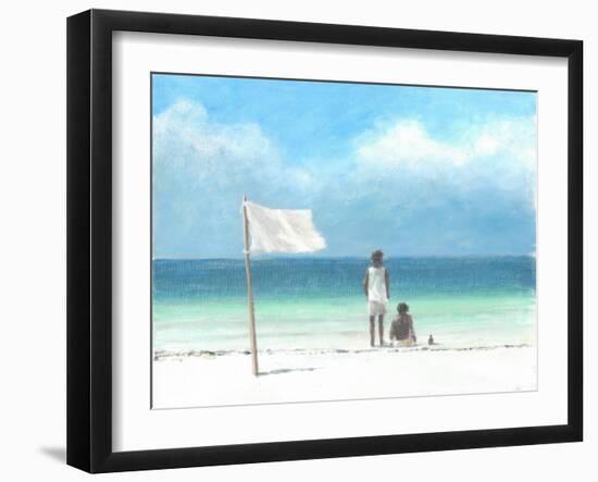 Boys on Beach, Kenya-Lincoln Seligman-Framed Giclee Print