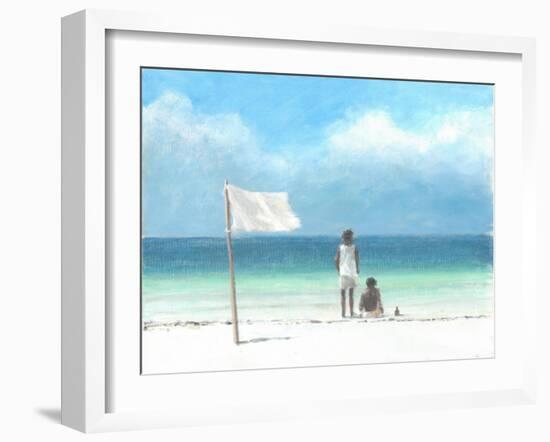 Boys on Beach, Kenya-Lincoln Seligman-Framed Giclee Print