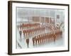 Boys on Parade at the Boys Home Industrial School, London, 1900-null-Framed Photographic Print