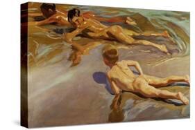 Boys On the Beach, 1910-Joaquín Sorolla y Bastida-Stretched Canvas