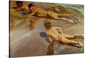 Boys On the Beach, 1910-Joaquín Sorolla y Bastida-Stretched Canvas