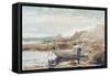 Boys on the Beach-Winslow Homer-Framed Stretched Canvas