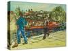 Boys on the Towpath, Camden Lock-Brenda Brin Booker-Stretched Canvas