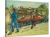 Boys on the Towpath, Camden Lock-Brenda Brin Booker-Stretched Canvas