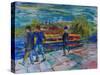 Boys on the Towpath-Brenda Brin Booker-Stretched Canvas