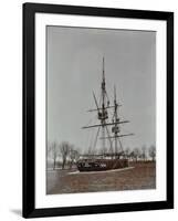 Boys Performing Seamanship Display, Feltham Industrial School, London, 1908-null-Framed Photographic Print