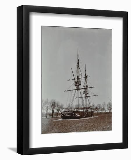 Boys Performing Seamanship Display, Feltham Industrial School, London, 1908-null-Framed Premium Photographic Print