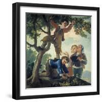 Boys Picking Fruit, 1779-80-Francisco de Goya-Framed Giclee Print