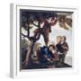 Boys Picking Fruit-Francisco de Goya-Framed Art Print