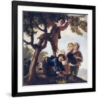 Boys Picking Fruit-Francisco de Goya-Framed Art Print