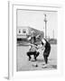 Boys Play Baseball in a Sandlot, Ca. 1923-null-Framed Premium Photographic Print