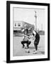 Boys Play Baseball in a Sandlot, Ca. 1923-null-Framed Premium Photographic Print