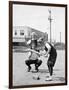 Boys Play Baseball in a Sandlot, Ca. 1923-null-Framed Photographic Print