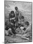 Boys Playing Cards on Steps in Town-Dmitri Kessel-Mounted Photographic Print