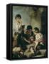 Boys Playing Dice, circa 1670-75-Bartolome Esteban Murillo-Framed Stretched Canvas