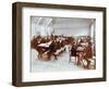 Boys Playing Dominoes and Reading at the Boys Home Industrial School, London, 1900-null-Framed Photographic Print