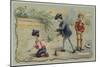 Boys Playing Marbles-null-Mounted Giclee Print