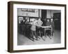 Boys Playing Pool at the United Worker's Boys Club Photograph - New Haven, CT-Lantern Press-Framed Art Print