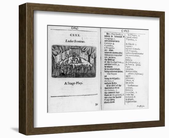 Boys' races from 'Orbis Sensualium Pictus', 1658-John Amos Comenius-Framed Giclee Print