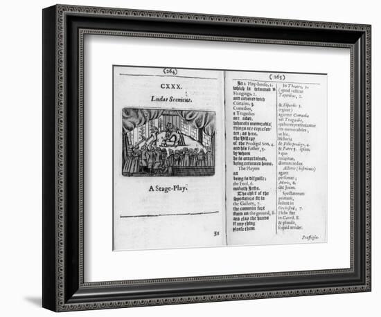 Boys' races from 'Orbis Sensualium Pictus', 1658-John Amos Comenius-Framed Giclee Print