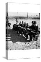 Boys Read School Books-Dorothea Lange-Stretched Canvas