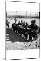 Boys Read School Books-Dorothea Lange-Mounted Art Print