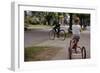 Boys Riding their Bike and Tricycle-William P^ Gottlieb-Framed Photographic Print