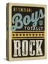 Boys Rock-null-Stretched Canvas