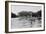 Boys Salmon Fishing in Canoe Photograph - Alaska-Lantern Press-Framed Art Print