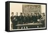 Boys School Science Class Picture-null-Framed Stretched Canvas