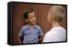 Boys Sharing Secrets-William P. Gottlieb-Framed Stretched Canvas