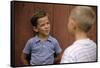 Boys Sharing Secrets-William P. Gottlieb-Framed Stretched Canvas