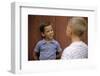 Boys Sharing Secrets-William P. Gottlieb-Framed Photographic Print